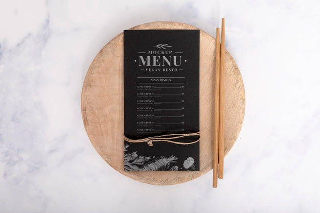 Food Menu Concept Mock-Up Psd