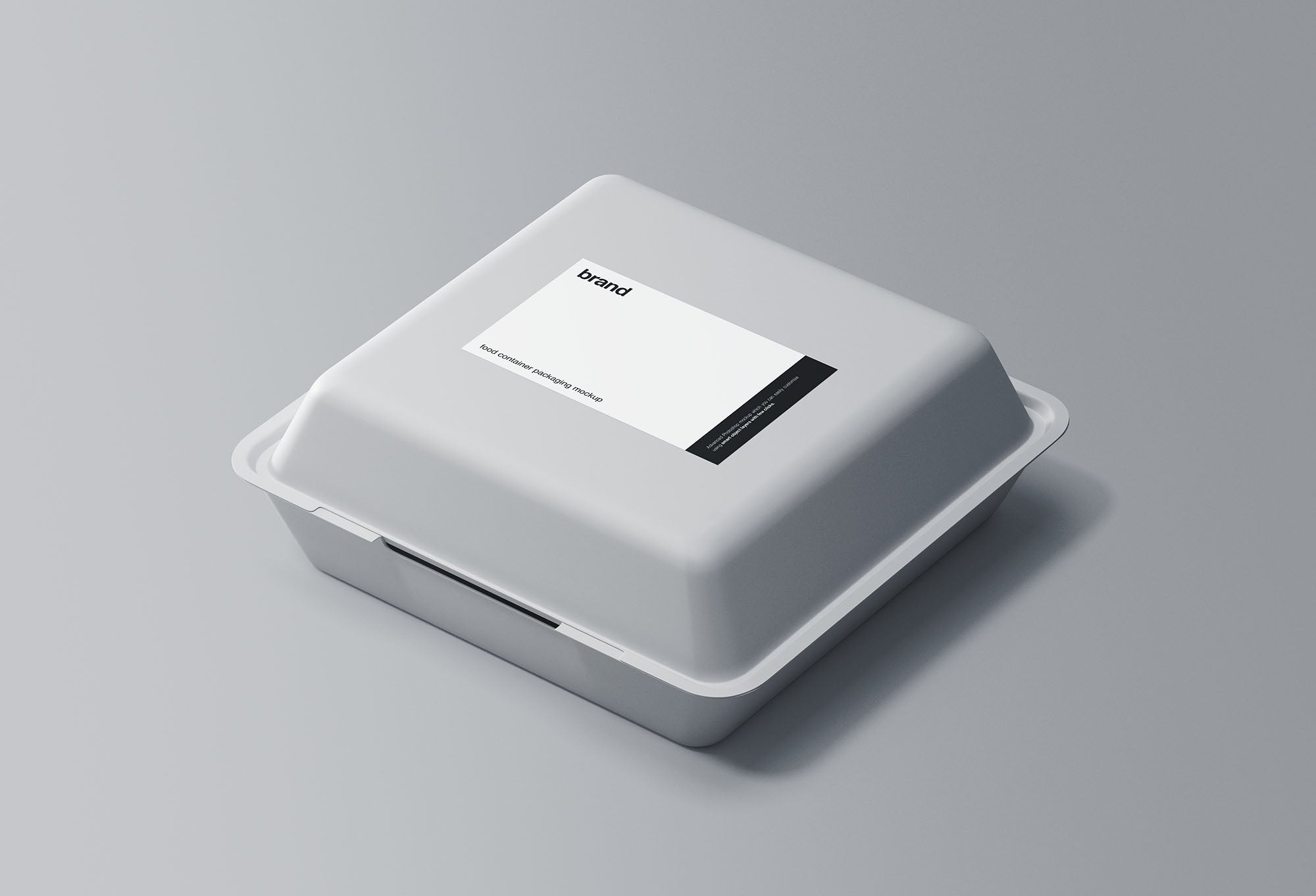 Food Packaging Container Mockup