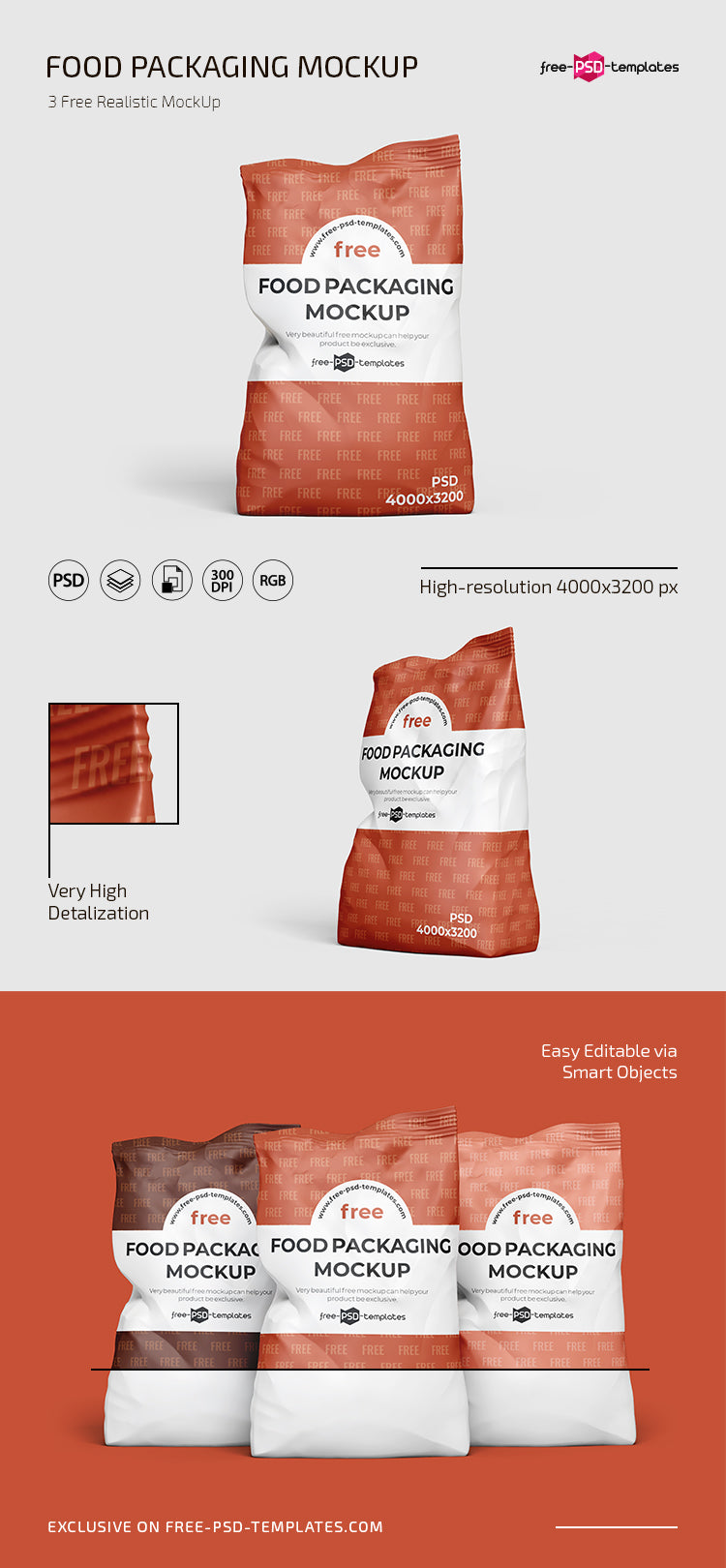 Food Packaging Mockup