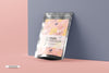 Food Supplement Pouch Packaging Mockup Psd