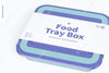 Food Tray Box With Lid Mockup, Close Up Psd