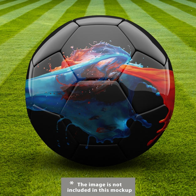 Football Ball Mock Up Design Psd