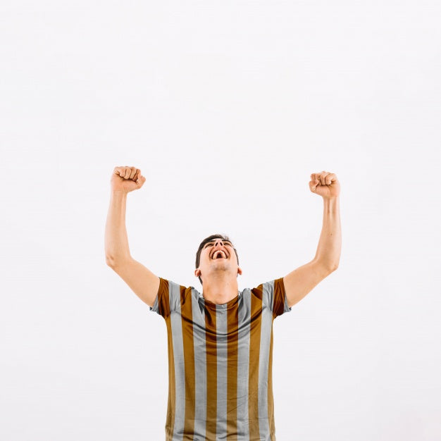 Football Player Celebrating Psd