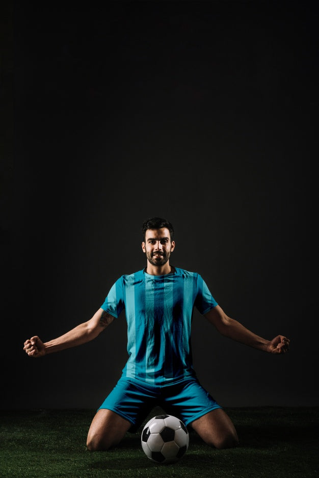 Football Player Celebrating Psd