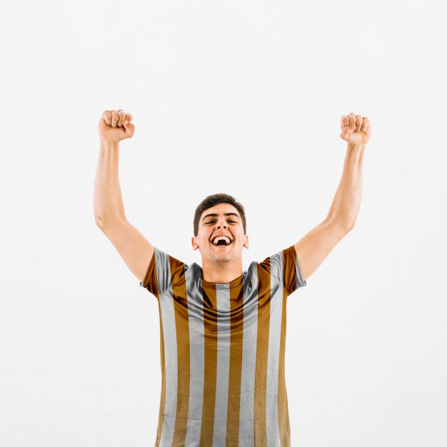 Football Player Celebrating Psd