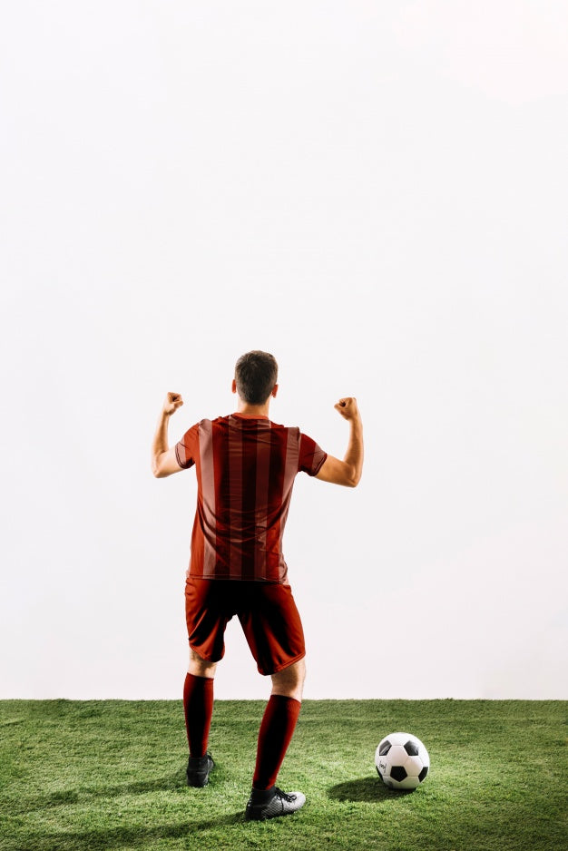 Football Player Celebrating Psd
