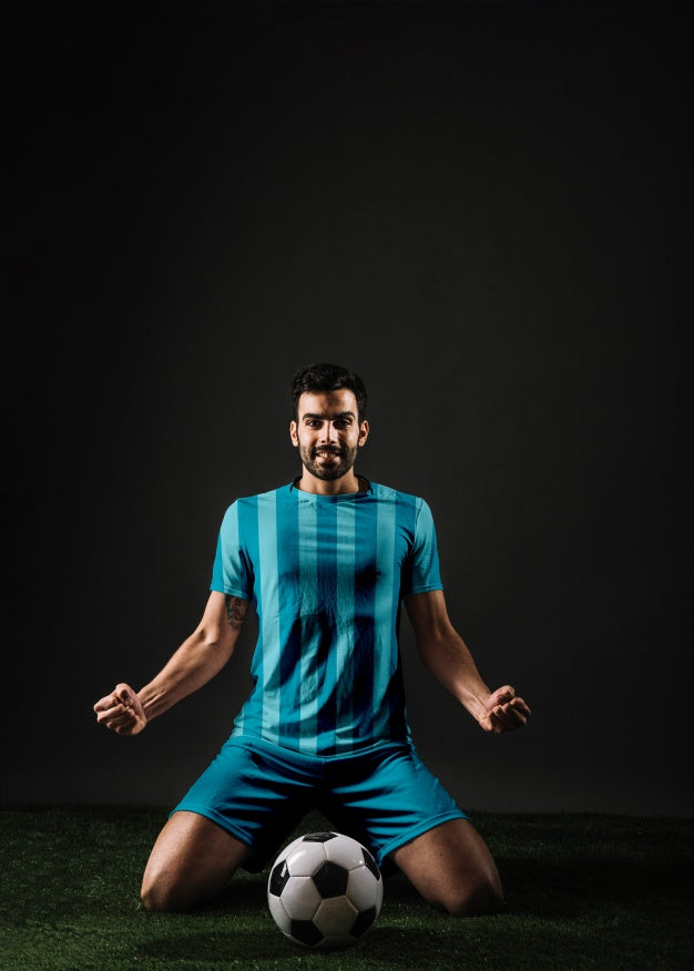 Football Player Celebrating Psd