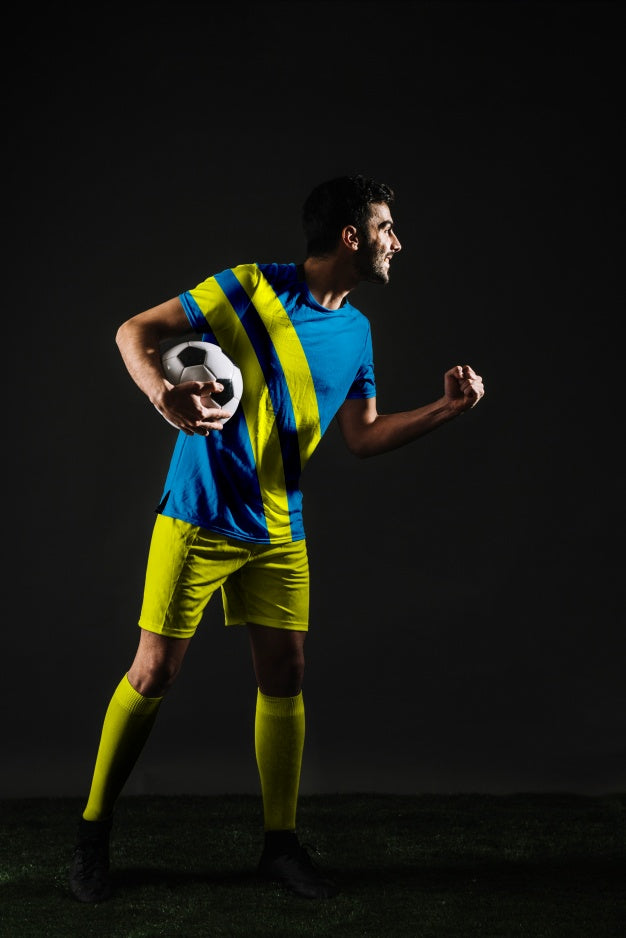 Football Player Celebrating Psd