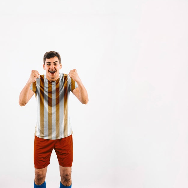 Football Player Celebrating Psd