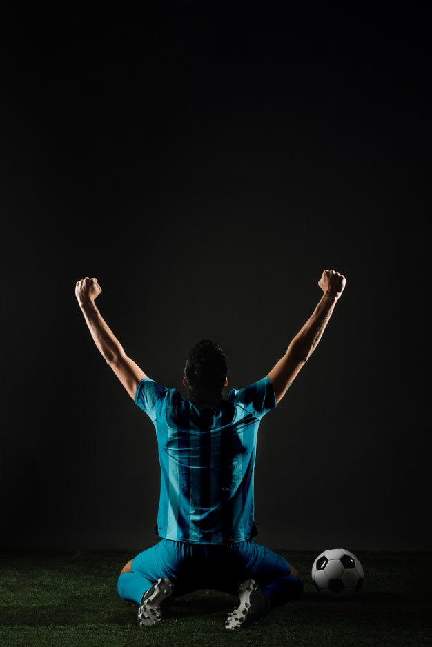 Football Player Celebrating Psd