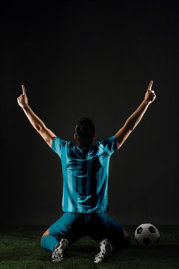 Football Player Celebrating Psd