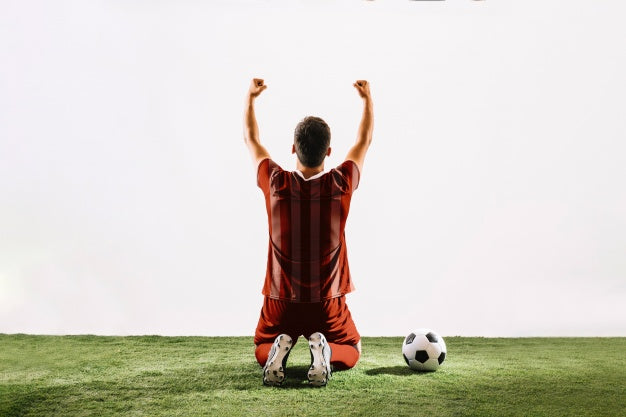 Football Player Celebrating Psd