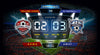 Football Scoreboard Design Template Mockup Psd