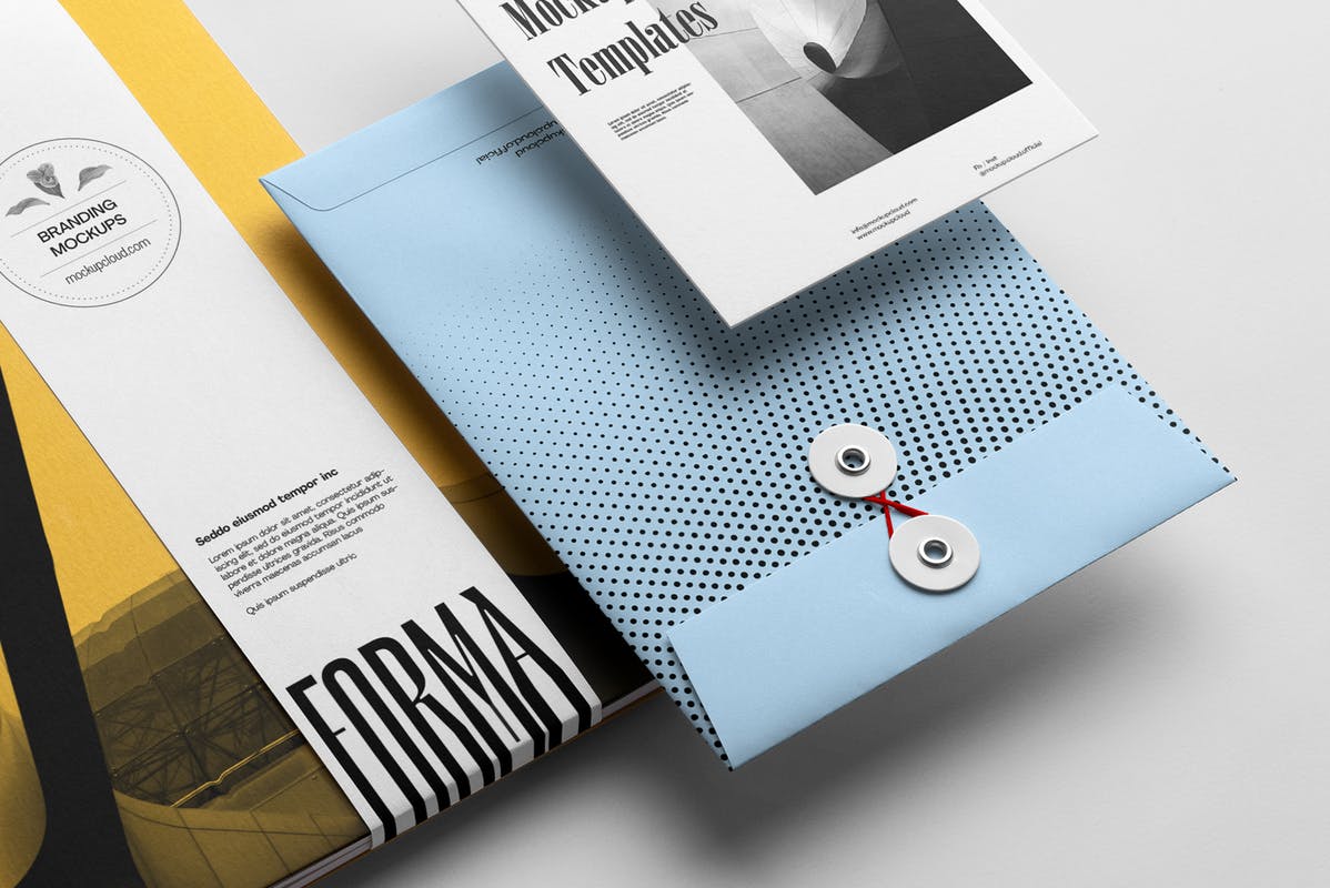 Forma Brochure Branding Mockup