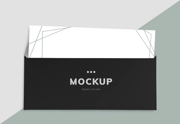 Formal Letter And Envelope Mockup Psd