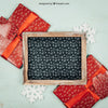 Frame And Gift Boxes Mockup With Christmtas Design Psd