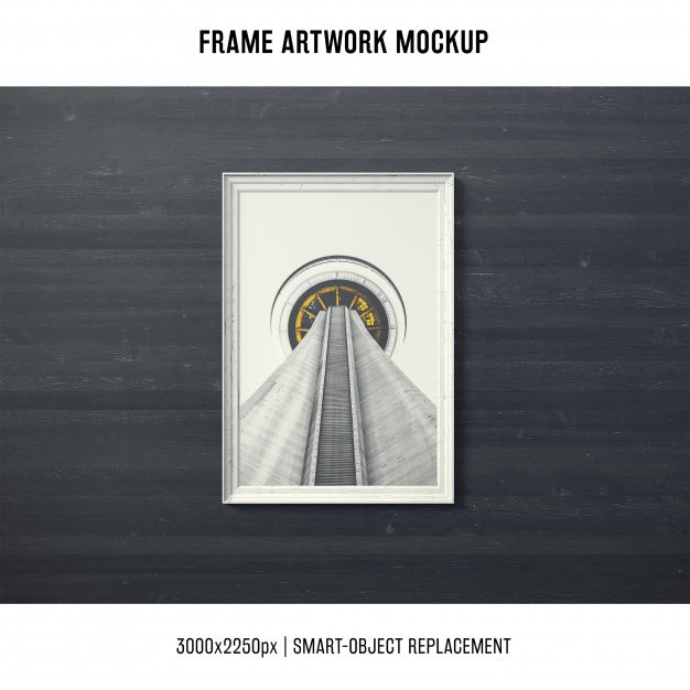Frame Artwork Mock Up Psd