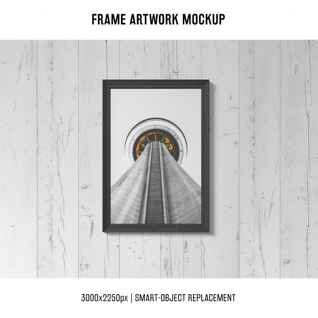 Frame Artwork Mock Up Psd