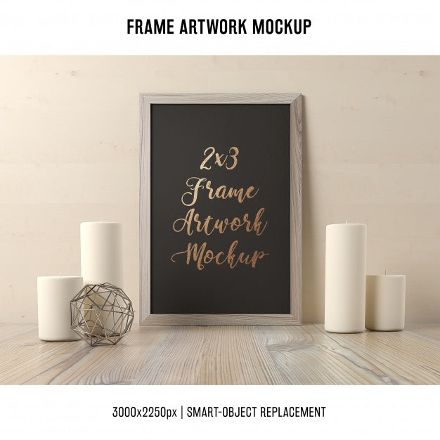 Frame Artwork Mock Up Psd