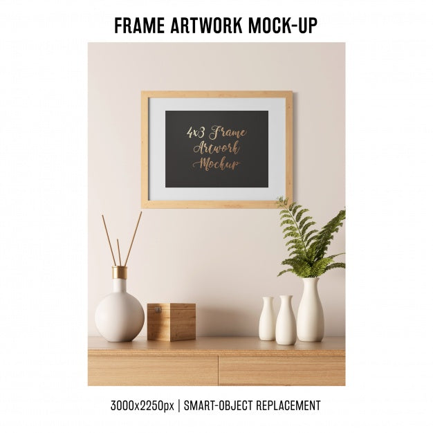 Cute Decoration Themed Frame Mockup