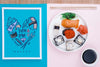 Frame Beside Plate With Sushi Rolls And Soya Sauce Psd