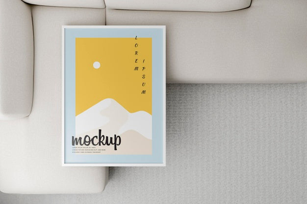 Frame Mock-Up Assortment Indoors Psd