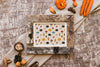 Frame Mockup With Autumn Concept Psd