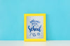 Frame Mockup With Back To School Concept Psd