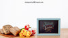 Frame Mockup With Breakfast Psd