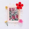 Frame Mockup With Floral Decoration Psd