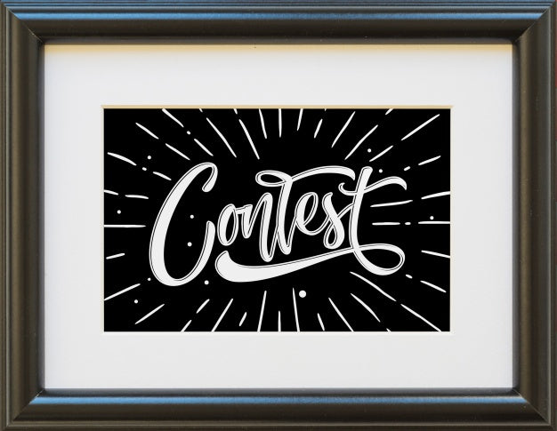 Frame Mockup With Quote Concept Psd