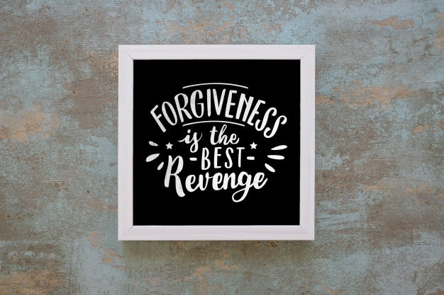 Frame Mockup With Quote Concept Psd