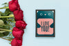 Frame Mockup With Roses For Valentines Day Psd