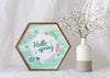 Frame Mockup With Spring Flowers Psd