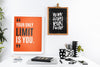 Frame Mockup With Workspace Concept Psd