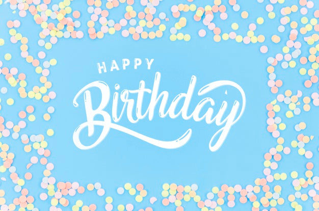 Frame Of Candies For Birthday Party Psd