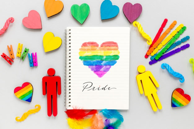 Frame Of Hearts And Gender Symbol Psd