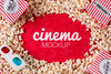 Frame Of Popcorn Psd