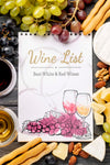 Frame Of Wine Bottles With Notebook Psd