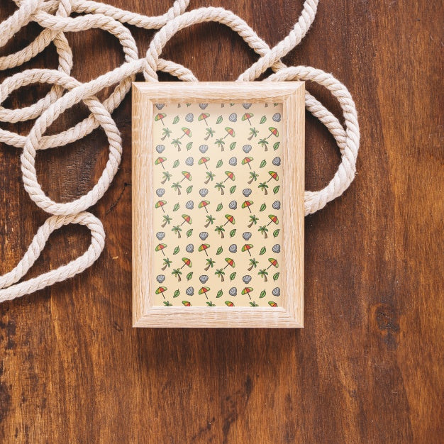 Frame On Rope Psd