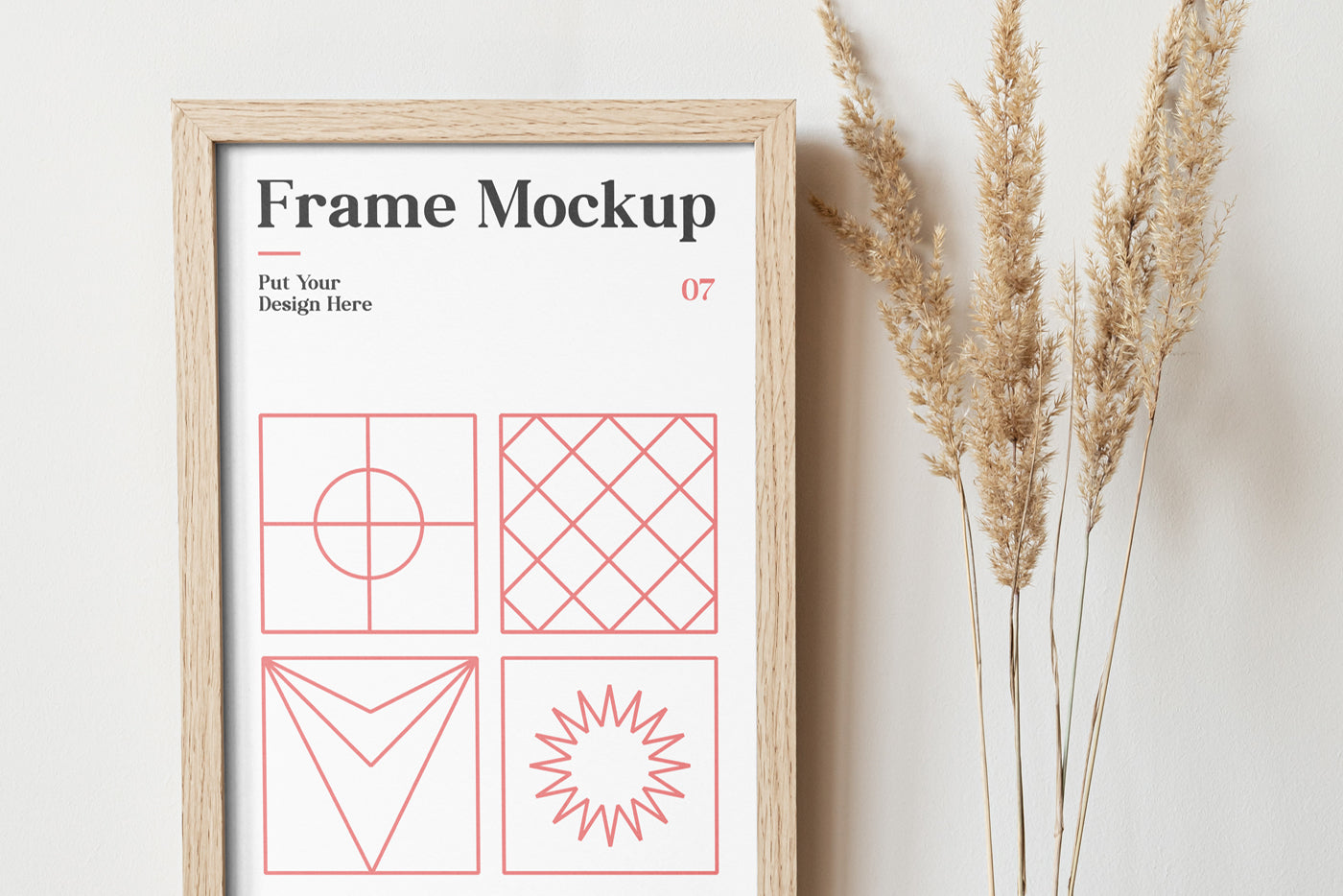 Frame On The Wall Mockup