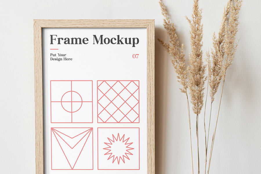 Frame On The Wall Mockup