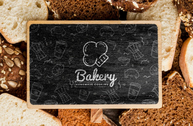 Frame On Top Of Bread Psd