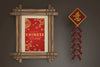Frame With Chinese New Year Message Psd