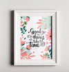 Frame With Colorful Motivational Quote Psd