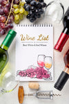 Frame With Fresh Grapes For Wine Psd