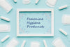 Frame With Hygiene Products Psd