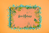 Frame With Nature Message Inside Psd