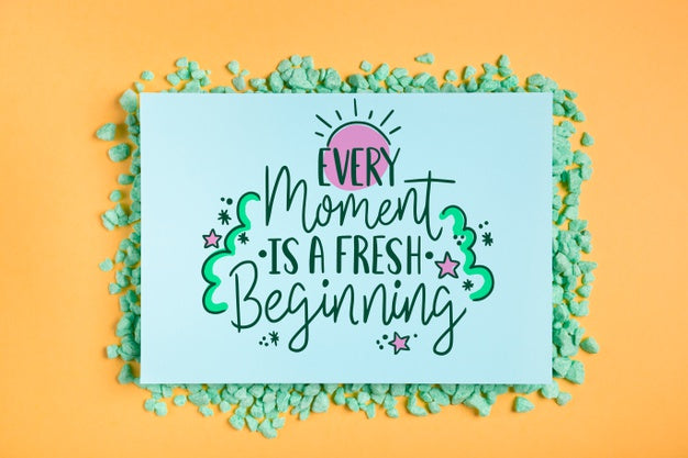 Frame With Quotation Mock-Up Psd