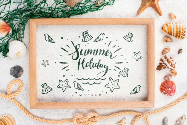 Frame With Summer Message Psd